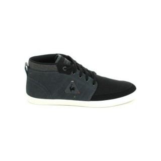 Authentique Le Coq Sportif Montferetcraft Noir Gris Noir - Chaussures Basket Montante Homme